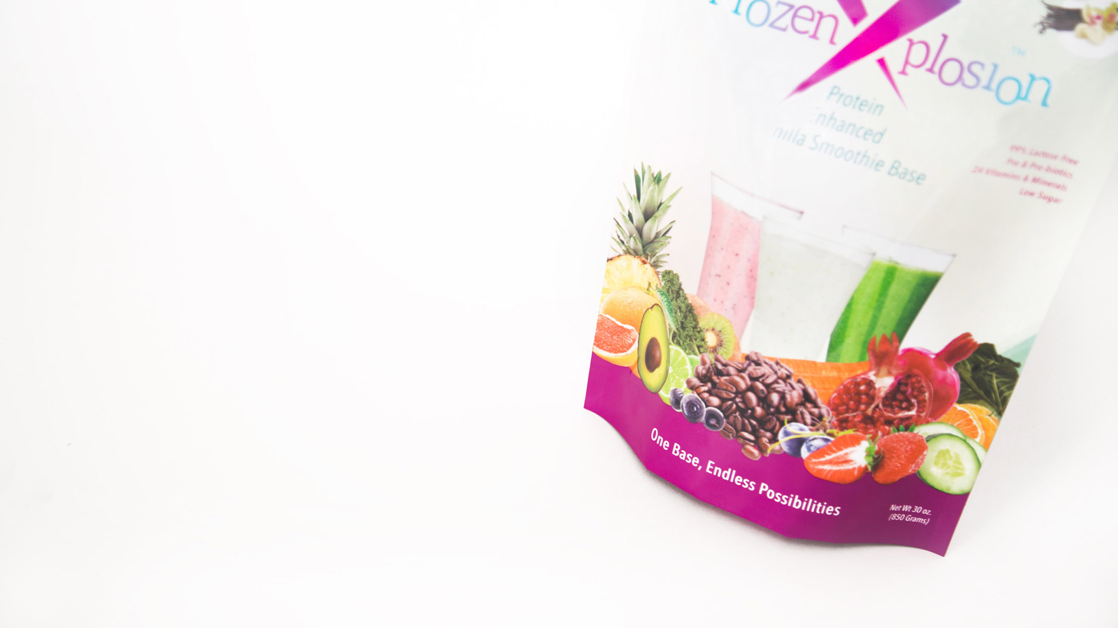 Frozen Xplosion packaging design